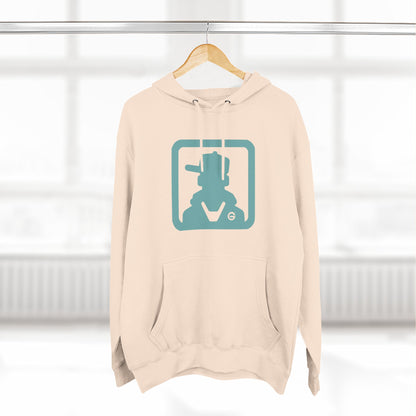 Three-Panel Fleece Hoodie