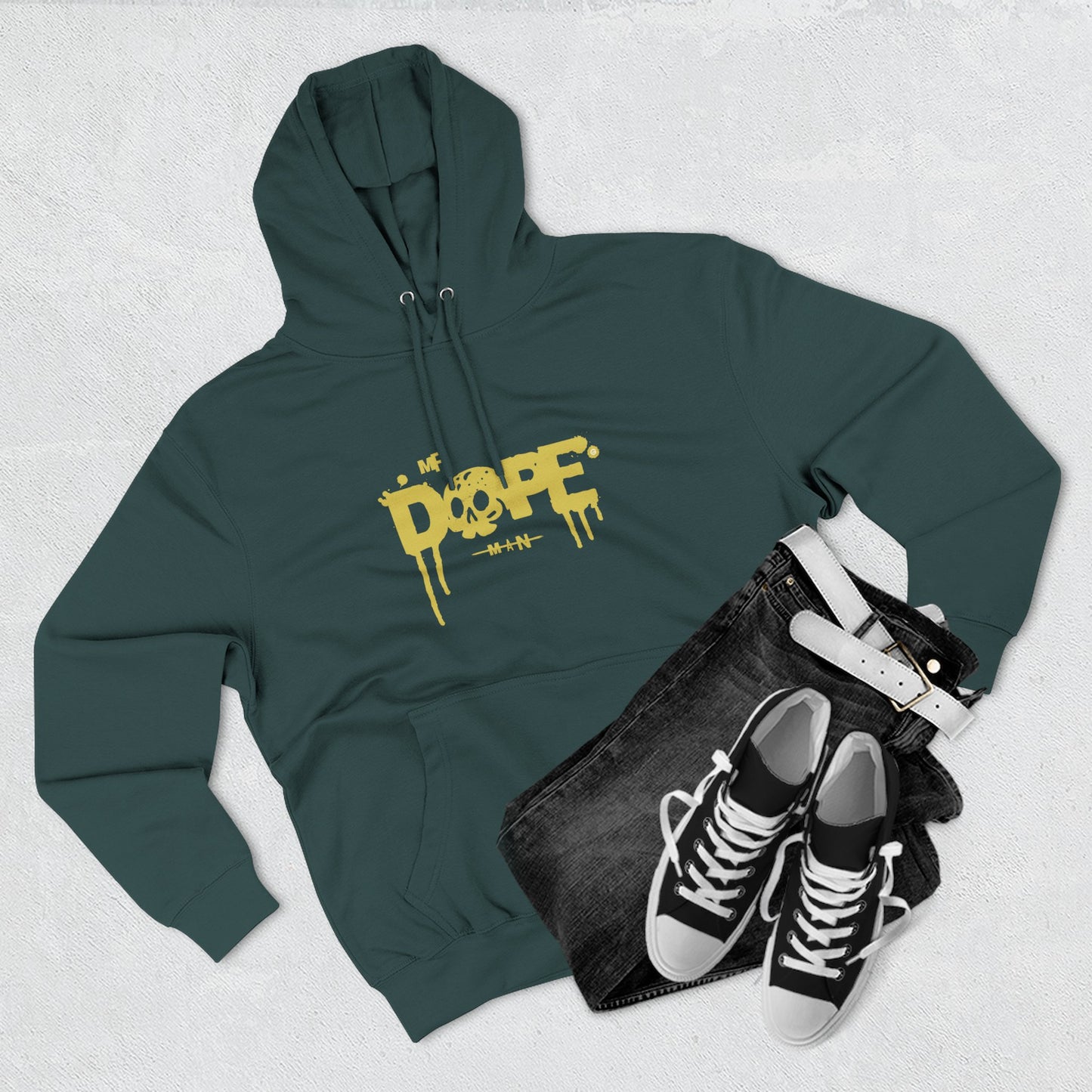 Dope Skull Graffiti Hoodie Urban Streetwear