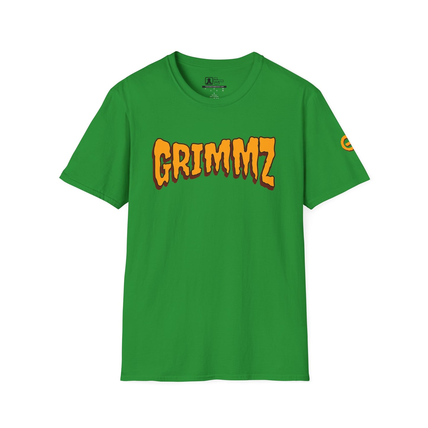 Grimmz Orange Drip Logo T-Shirt