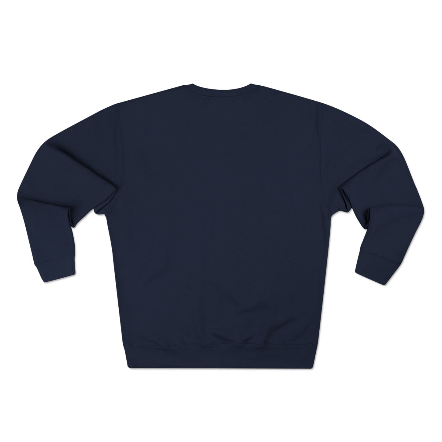 Minimalist Pocket Logo Sweatshirt — Small Vintage Silhouette Crewneck