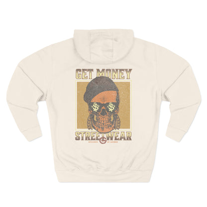 Get Money Streetwear Skull Graphic Hoodie