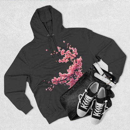 Three-Panel Fleece Hoodie