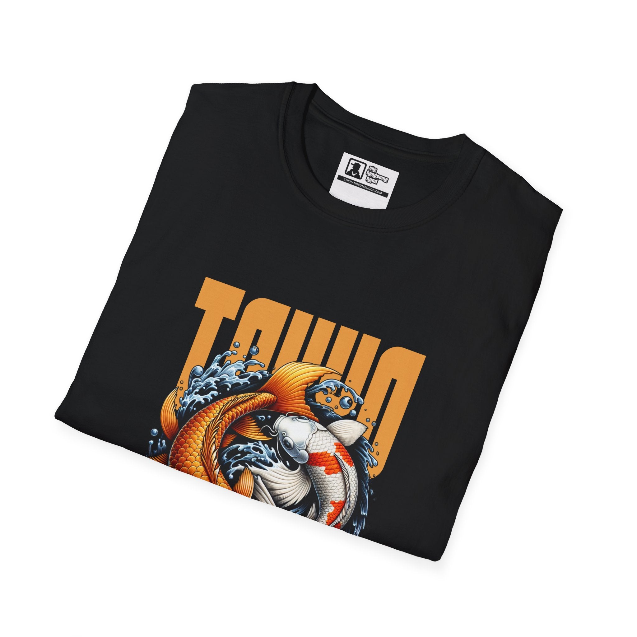 Tokyo Koi Graphic T-Shirt — Retro Japanese Fish Design