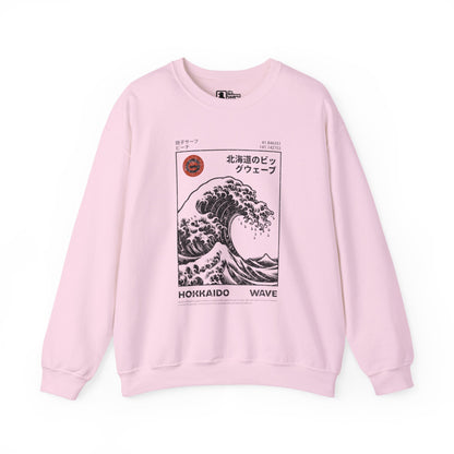 Hokkaido Wave Crewneck Sweatshirt