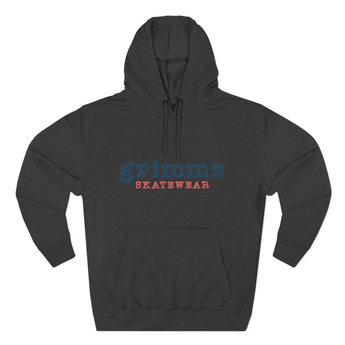 Grimmz Skatewear Fleece Hoodie — Vintage Skate Logo Pullover