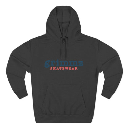 Grimmz Skatewear Fleece Hoodie — Vintage Skate Logo Pullover