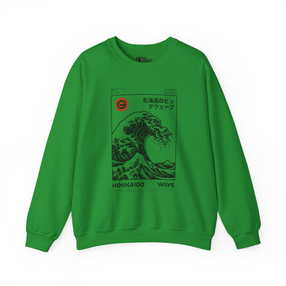 Hokkaido Wave Crewneck Sweatshirt