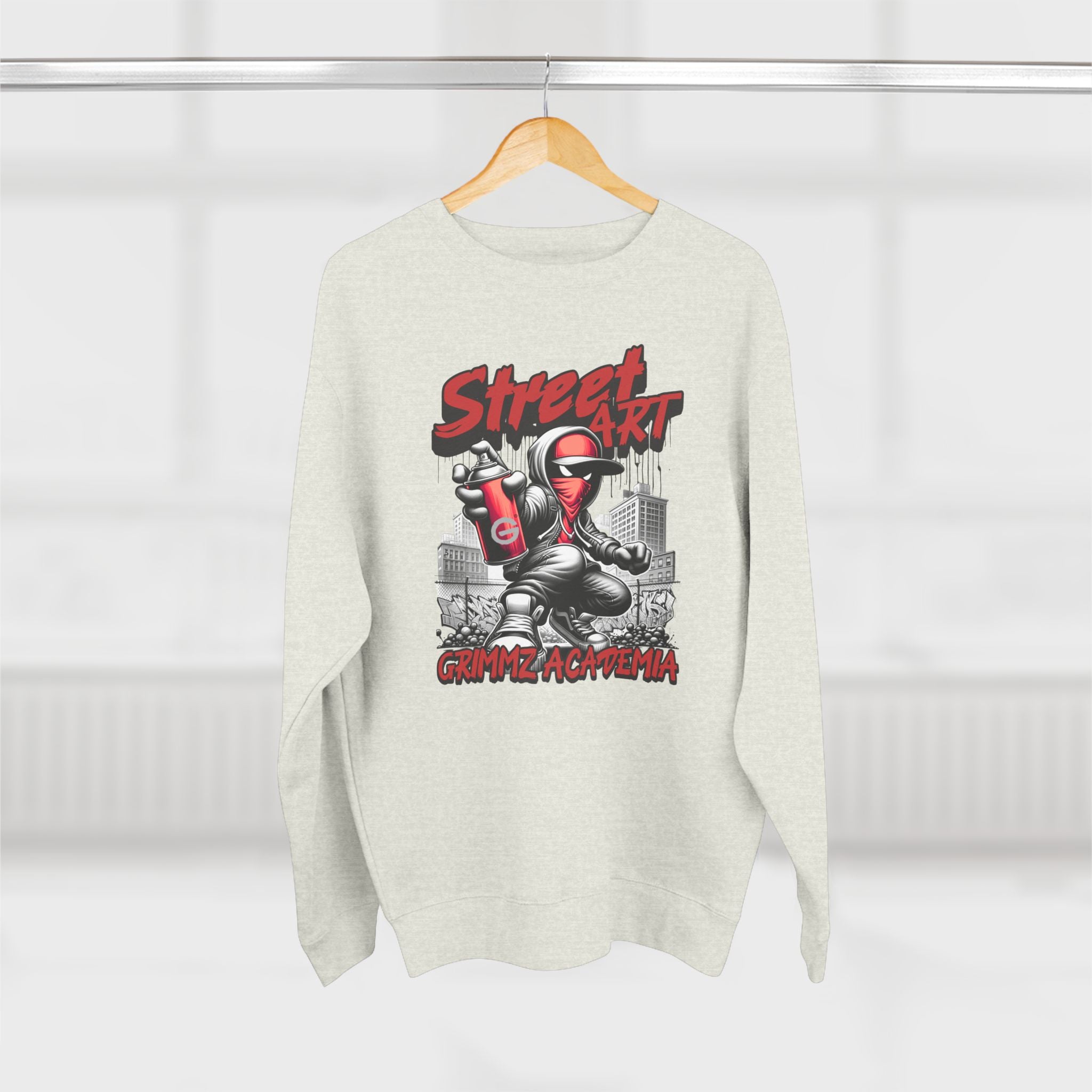 Street Art Crewneck Sweatshirt – Graffiti Skater Graphic