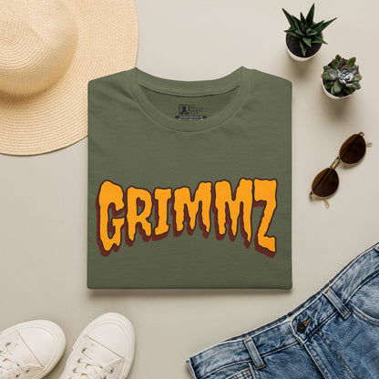 Grimmz Orange Drip Logo T-Shirt