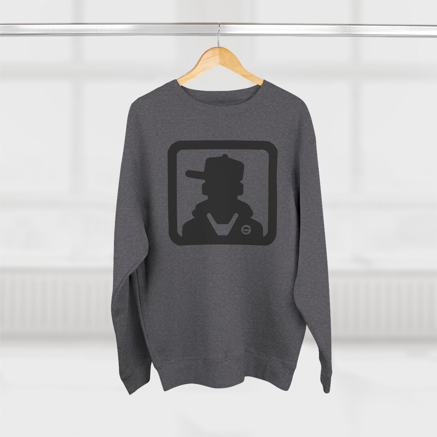 Vintage Detective Silhouette Crewneck Sweatshirt