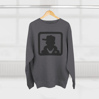 Vintage Detective Silhouette Crewneck Sweatshirt
