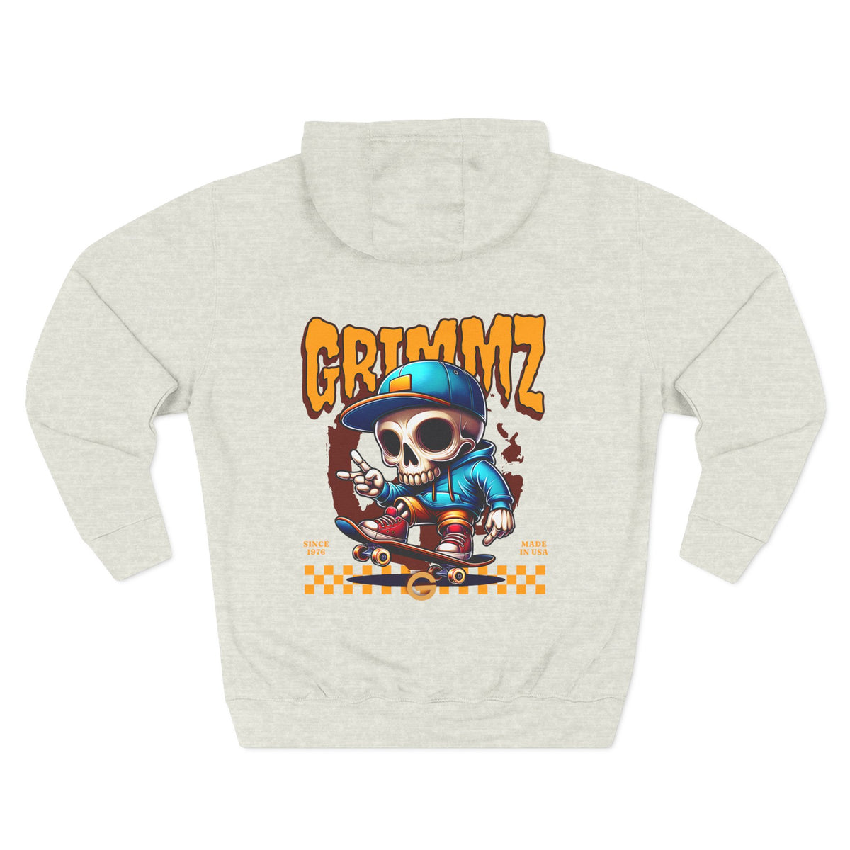 Grimmz Skateboarding Skeleton Hoodie