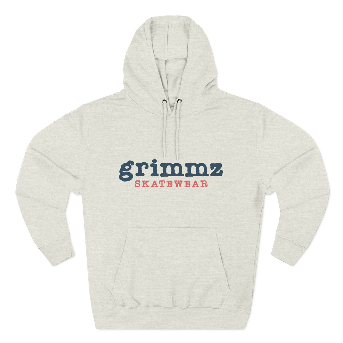 Grimmz Skatewear Fleece Hoodie — Vintage Skate Logo Pullover