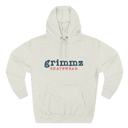 Grimmz Skatewear Fleece Hoodie — Vintage Skate Logo Pullover