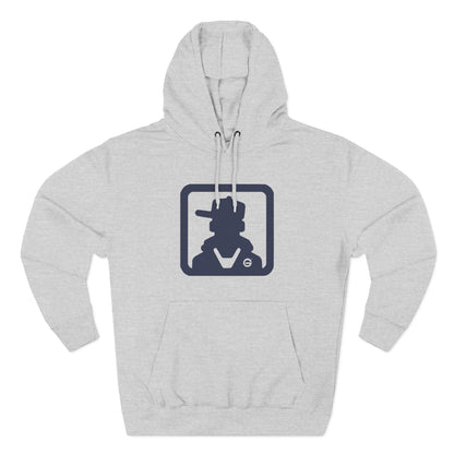 Minimalist Cowboy Silhouette Hoodie — Western Graphic Pullover