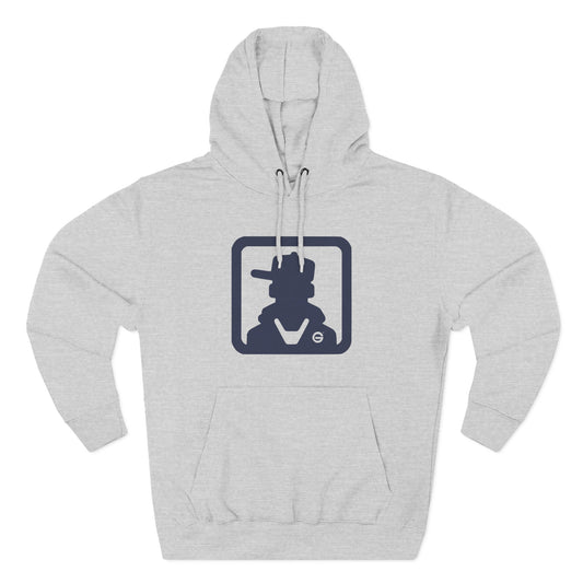 Minimalist Cowboy Silhouette Hoodie — Western Graphic Pullover