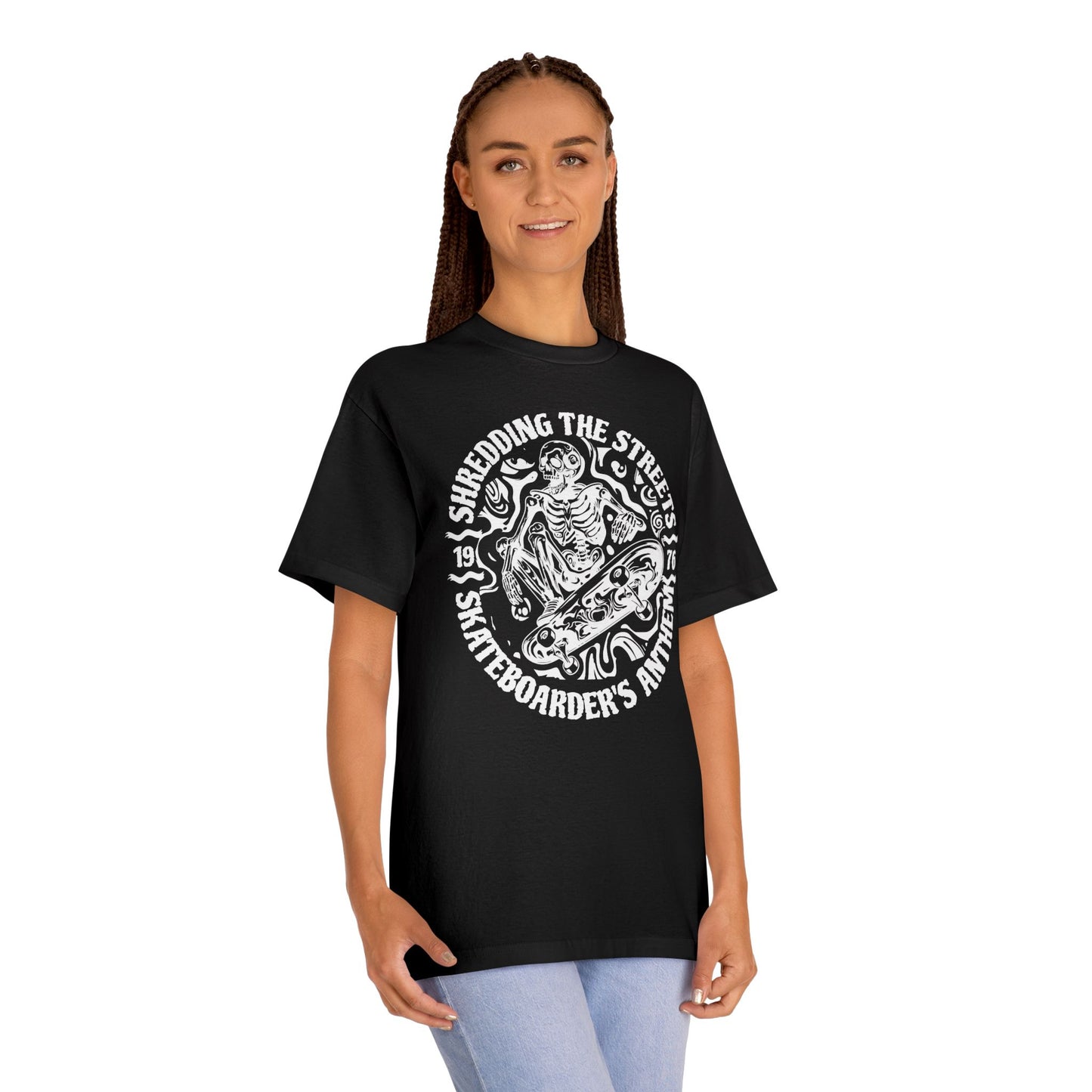 Skate Anthem Shredding Streets Tee