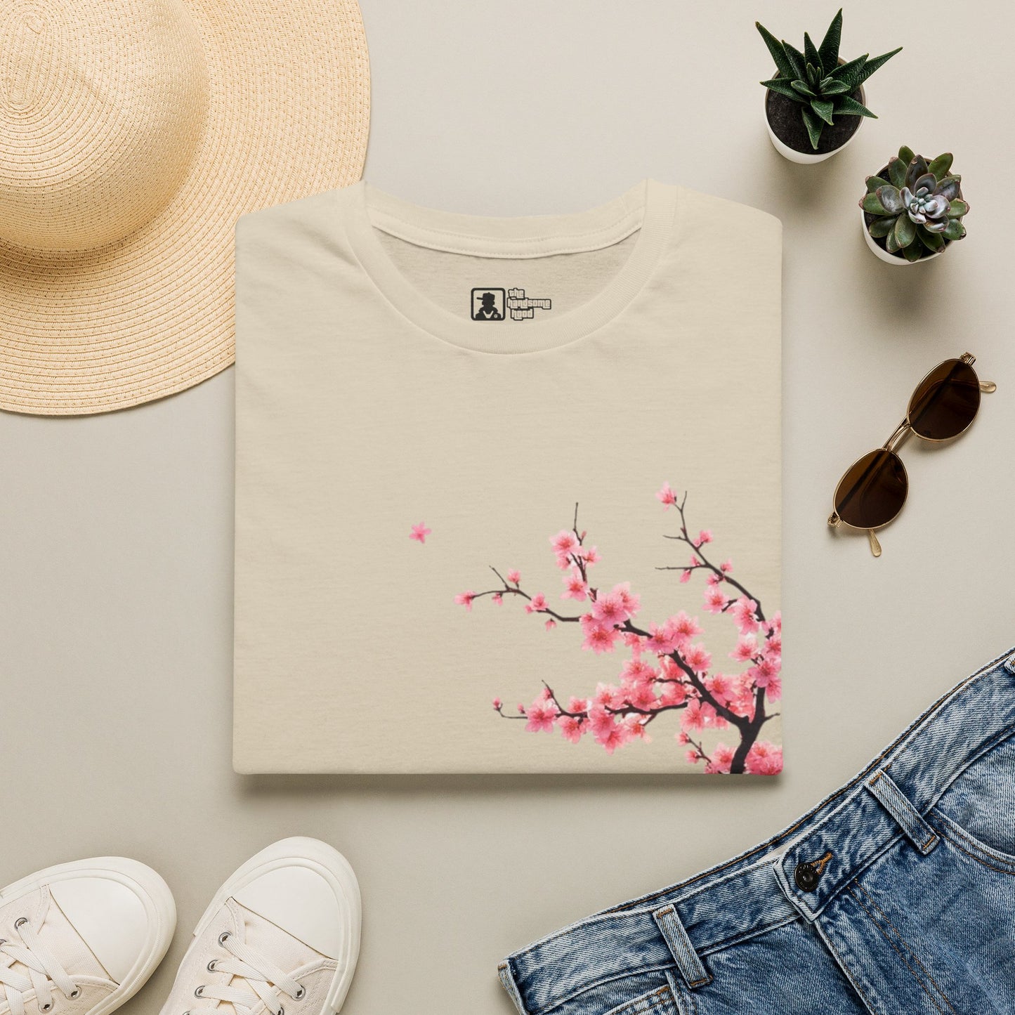 Cherry Blossom T-Shirt — Pink Sakura Floral Tee