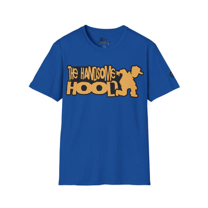 Handsomeschool Graphic T‑Shirt — 'The Handsome Hool' Retro Mascot Tee