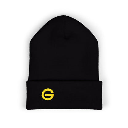 Gold G Classic Knit Beanie