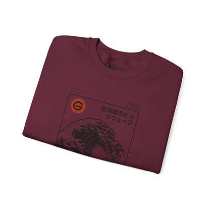 Hokkaido Wave Crewneck Sweatshirt