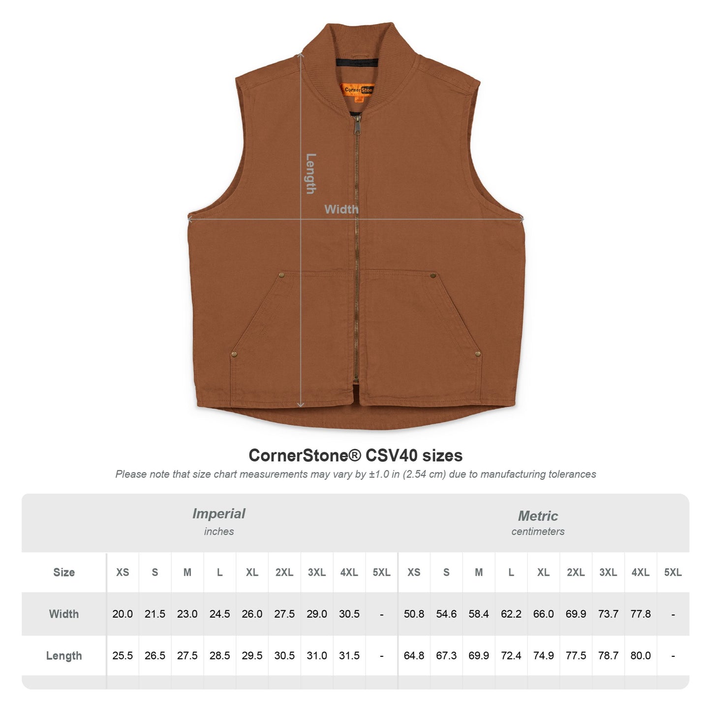 Rugged Duck Cloth Vest
