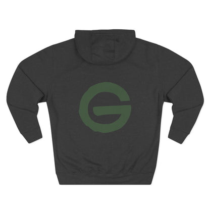 Minimalist Green 'G' Logo Hoodie