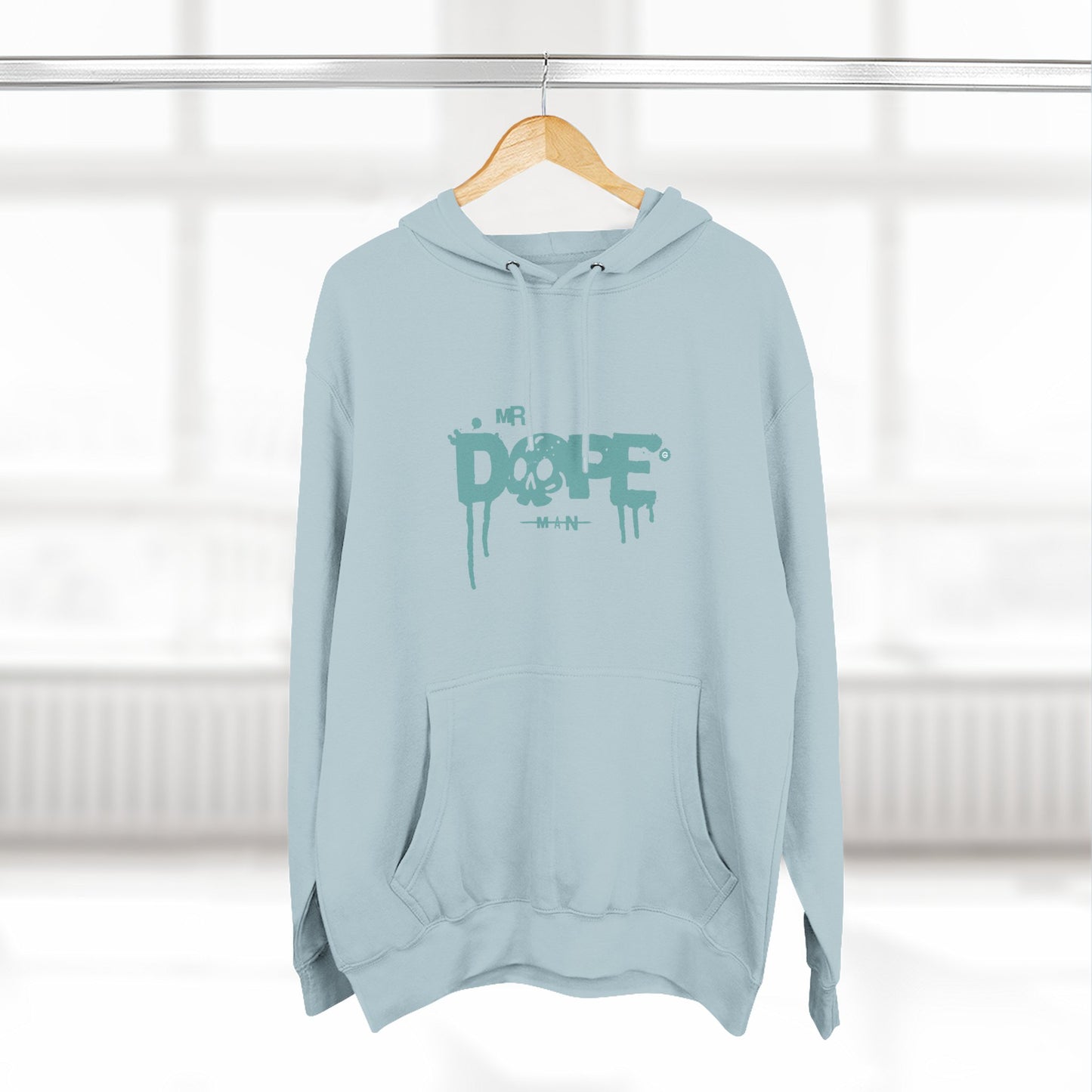 Dope Skull Fleece Hoodie Graphic Streetwear
