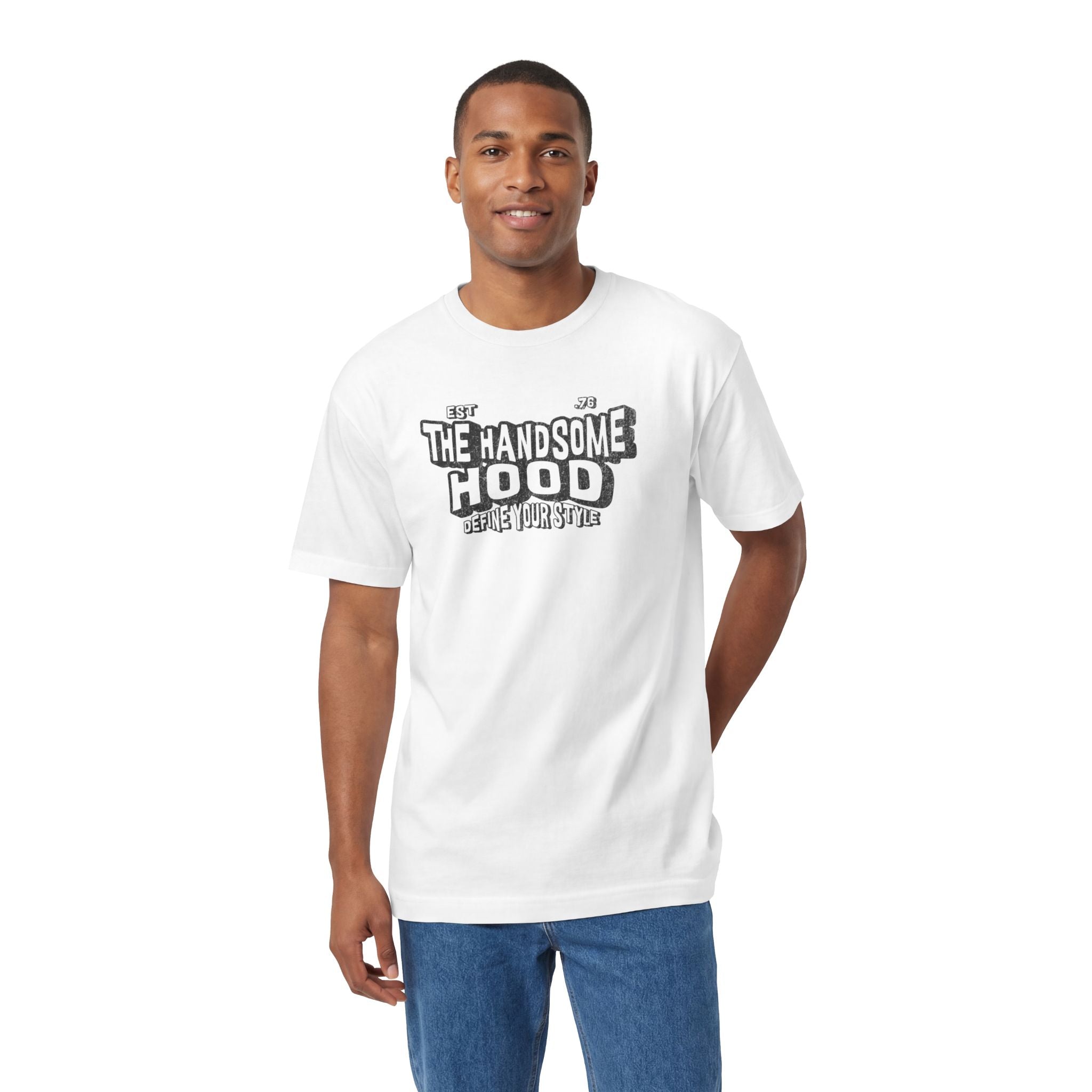 Graphic Tee — "The Handsome Hood" Retro Logo
