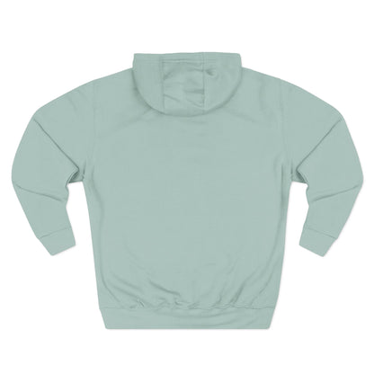 Minimal Pocket Logo White Hoodie