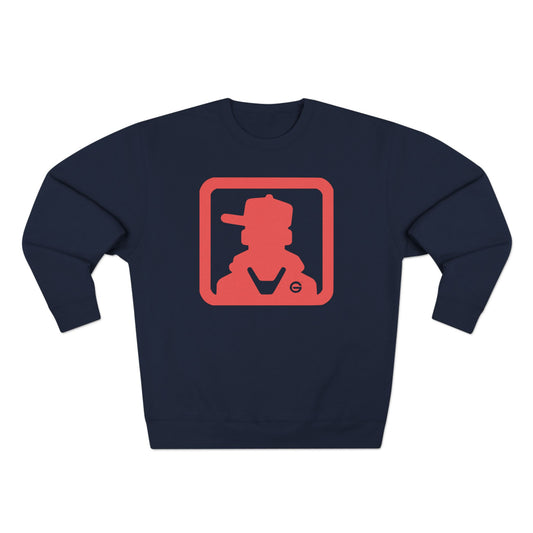 Vintage Firefighter Retro Crewneck Sweatshirt