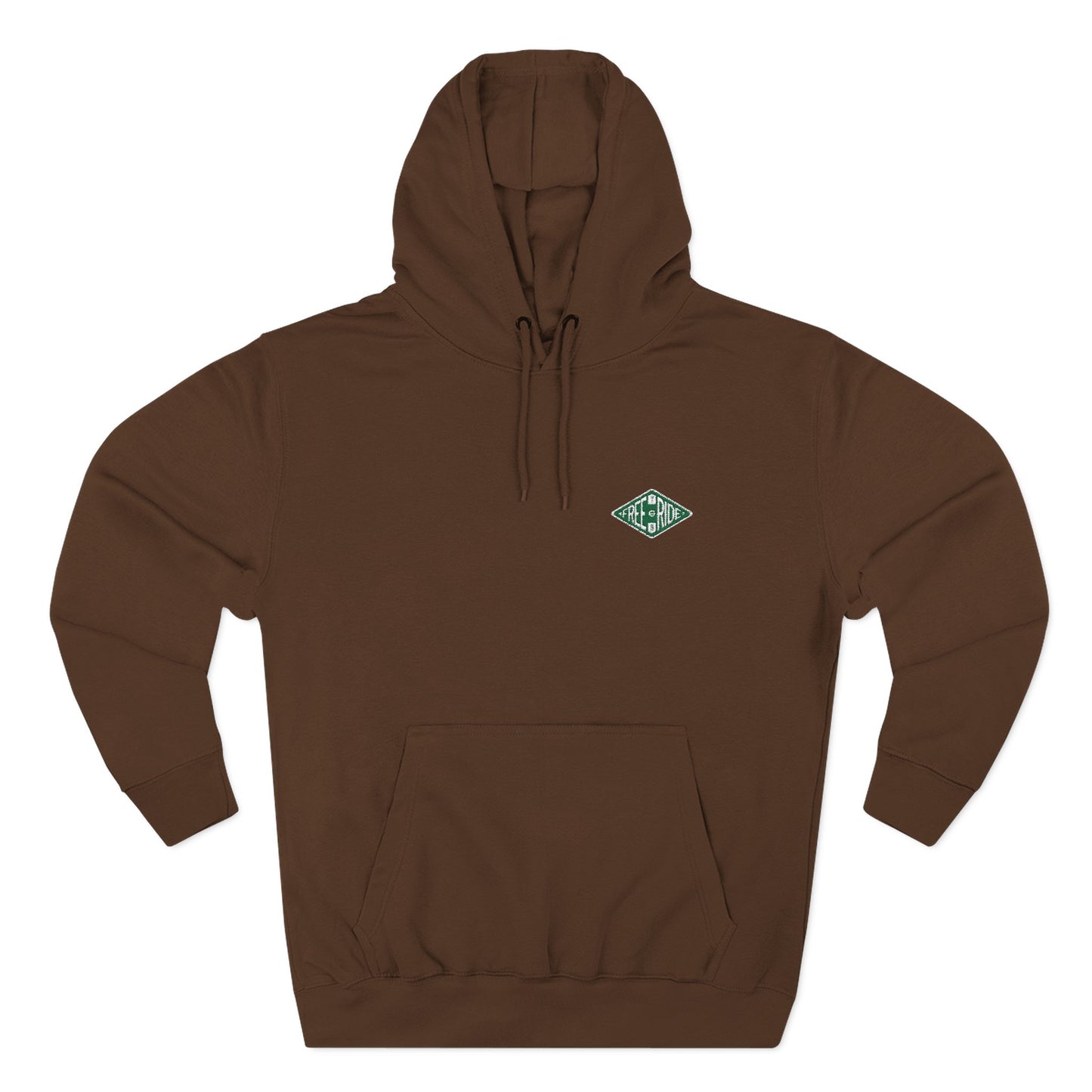 Minimal Green Diamond Logo Hoodie