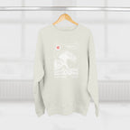 Great Wave Crewneck Sweatshirt — Hokusai-Inspired Wave Graphic