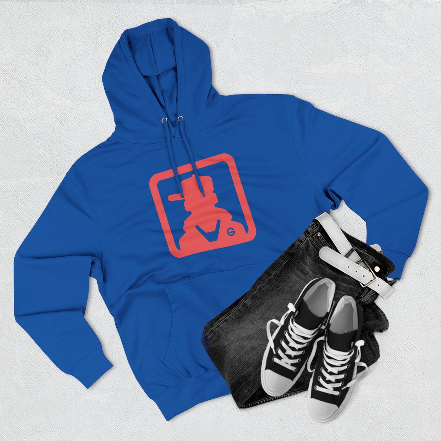 Cowboy Silhouette Western Ranch Hoodie Pullover