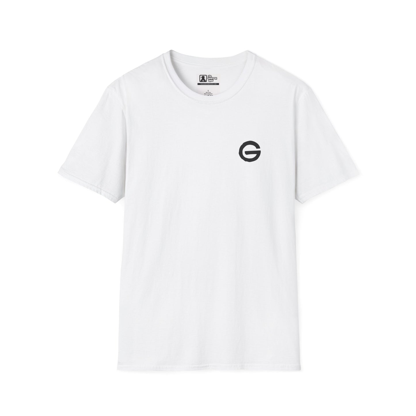 Minimal Monochrome Silhouette Logo Tee