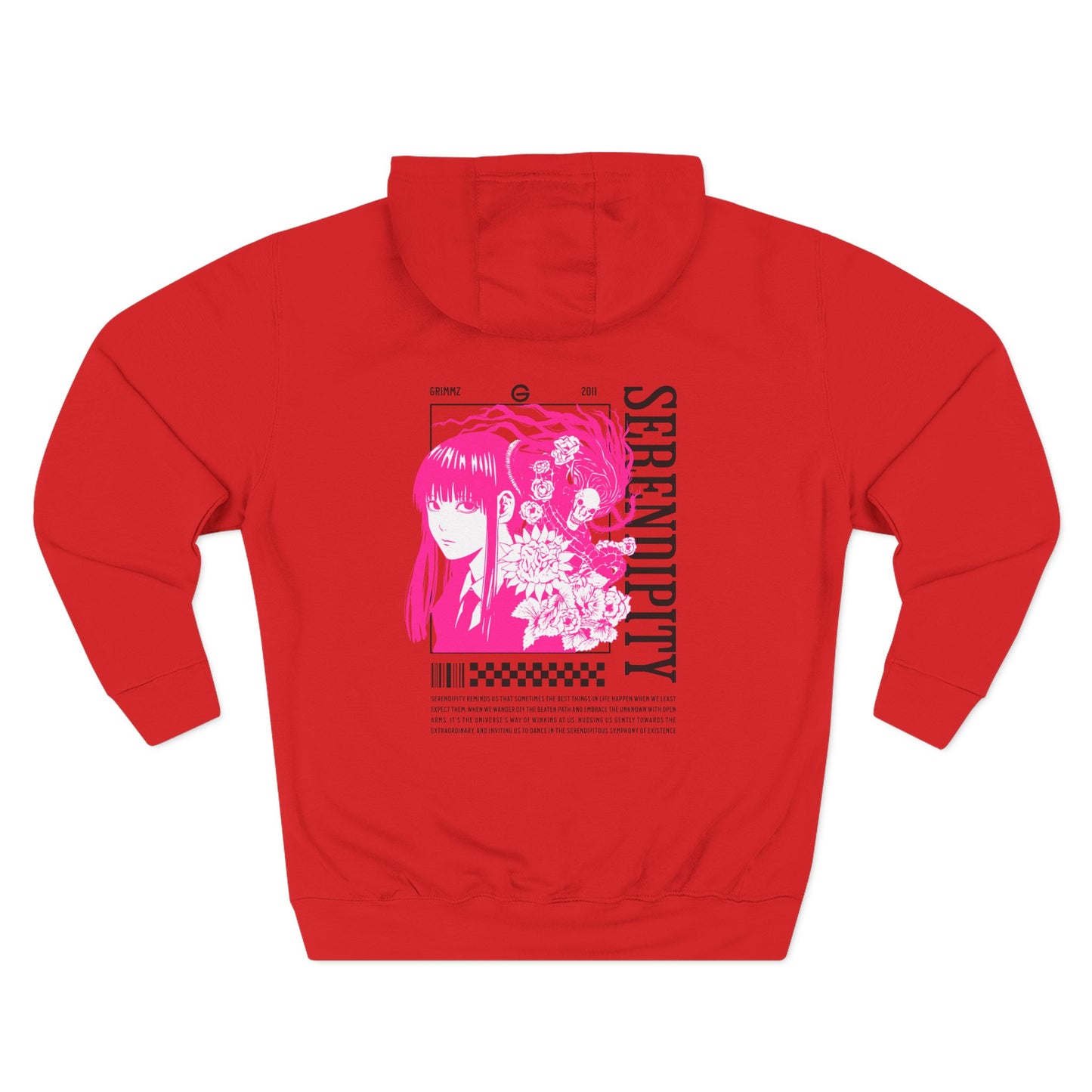 Serendipity Pink Anime Hoodie