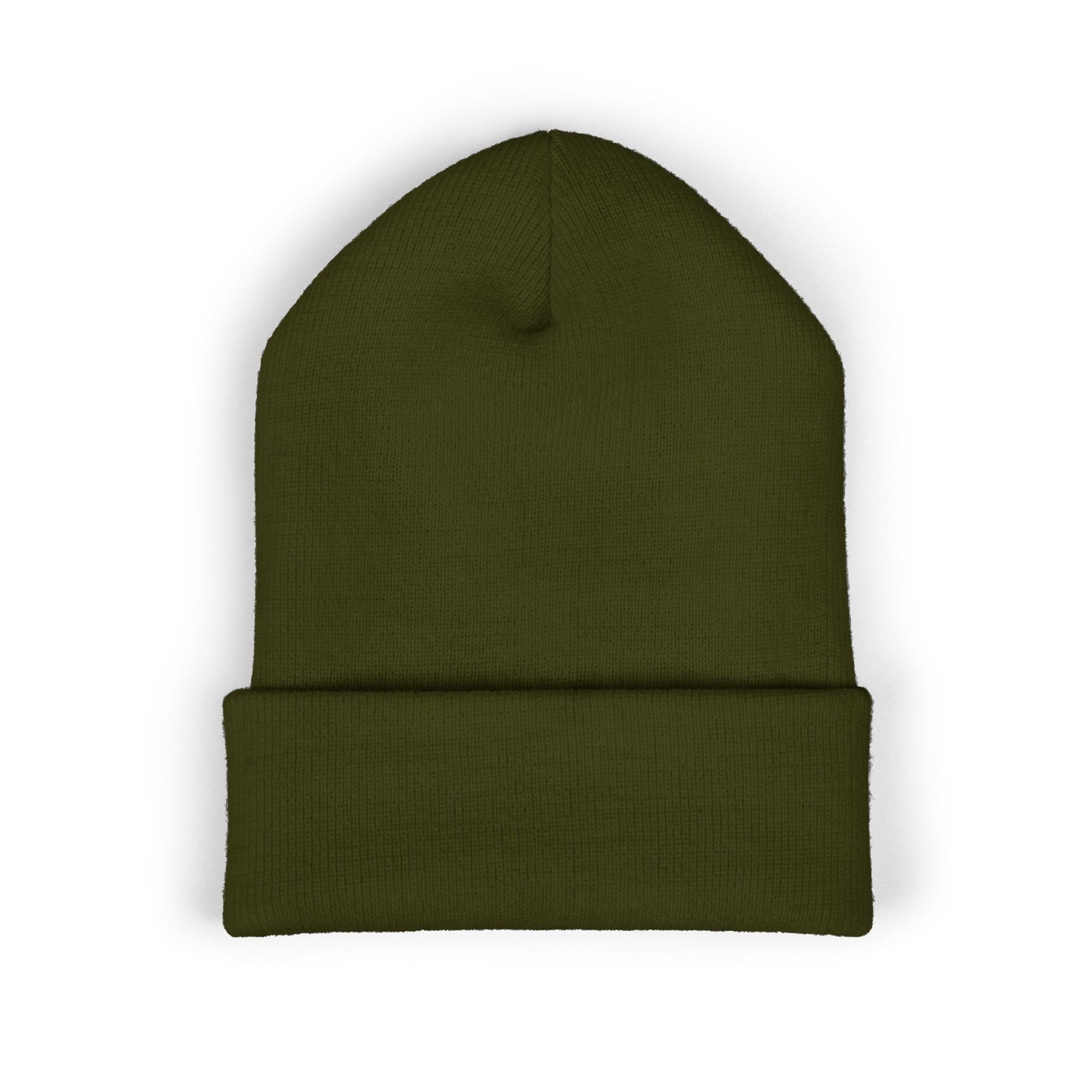Classic Minimal Patch Knit Beanie