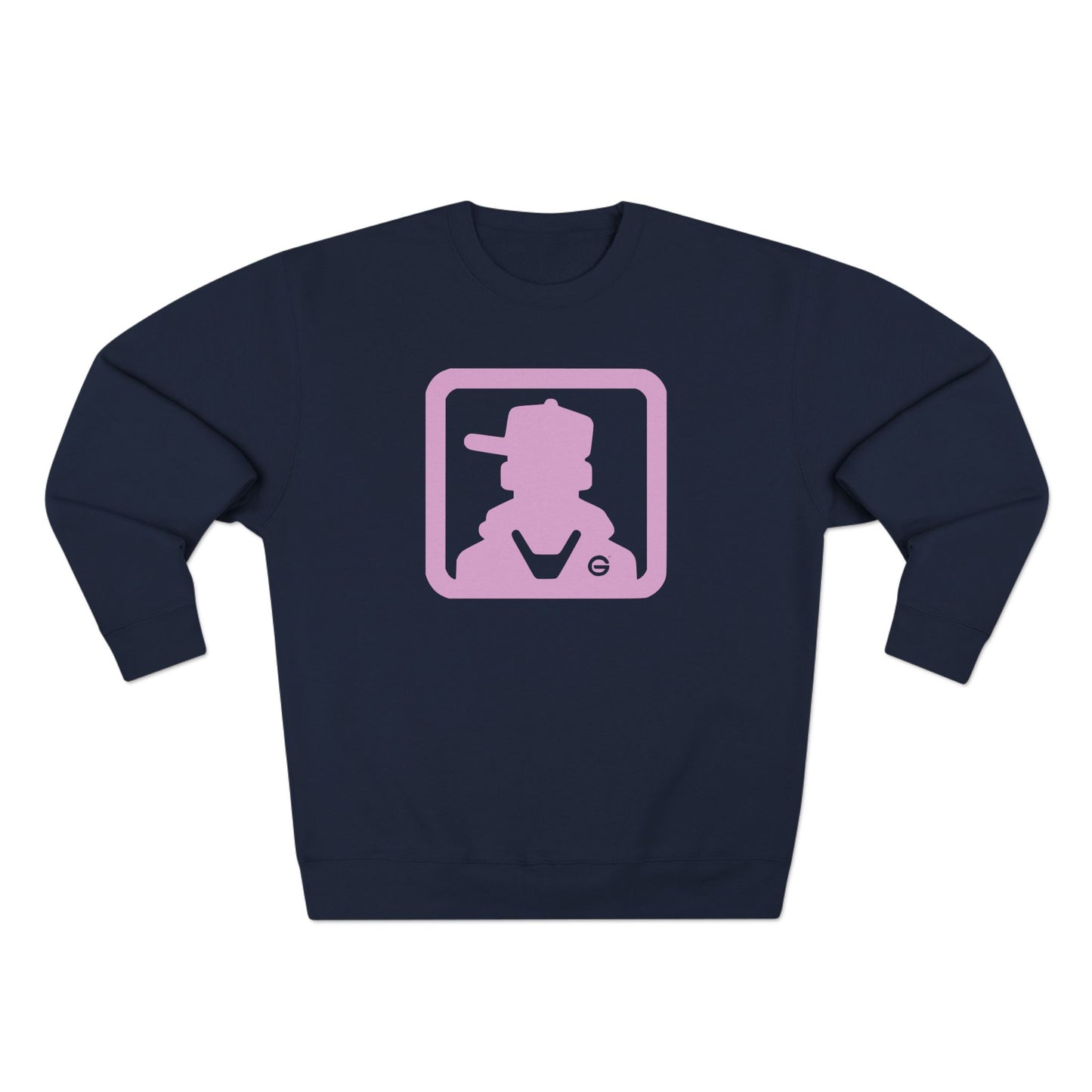 Retro Pink Silhouette Crewneck Sweatshirt