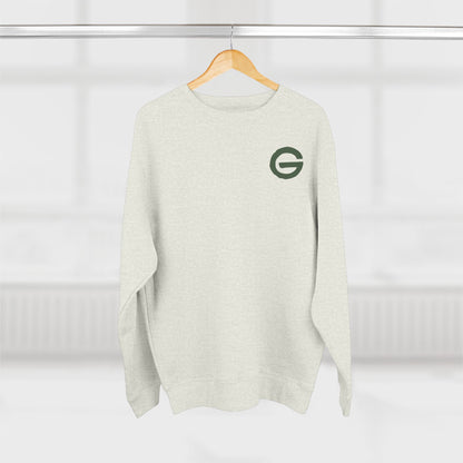 Minimalist Green 'G' Logo Crewneck Sweatshirt