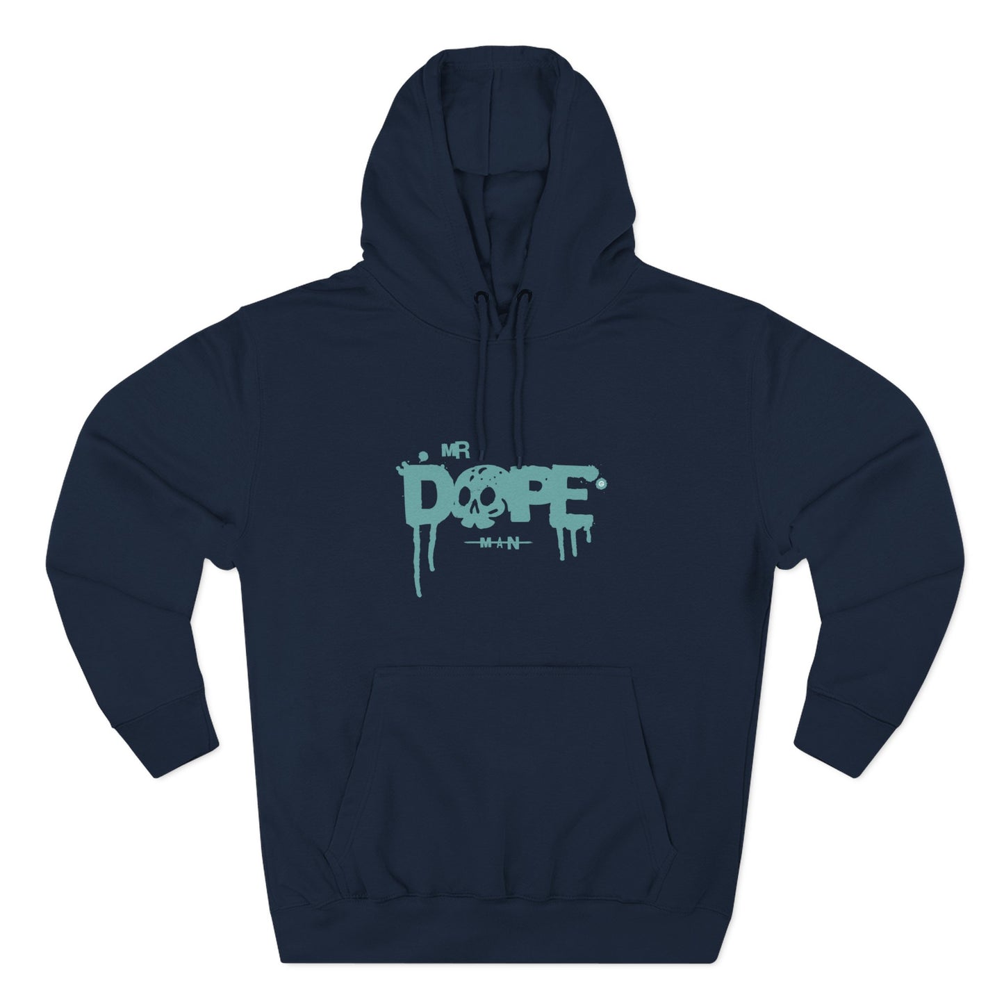 Dope Skull Fleece Hoodie Graphic Streetwear