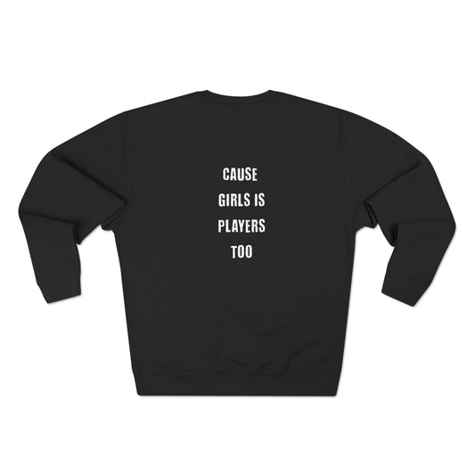 Crewneck Sweatshirt Minimal Logo Casual Pullover