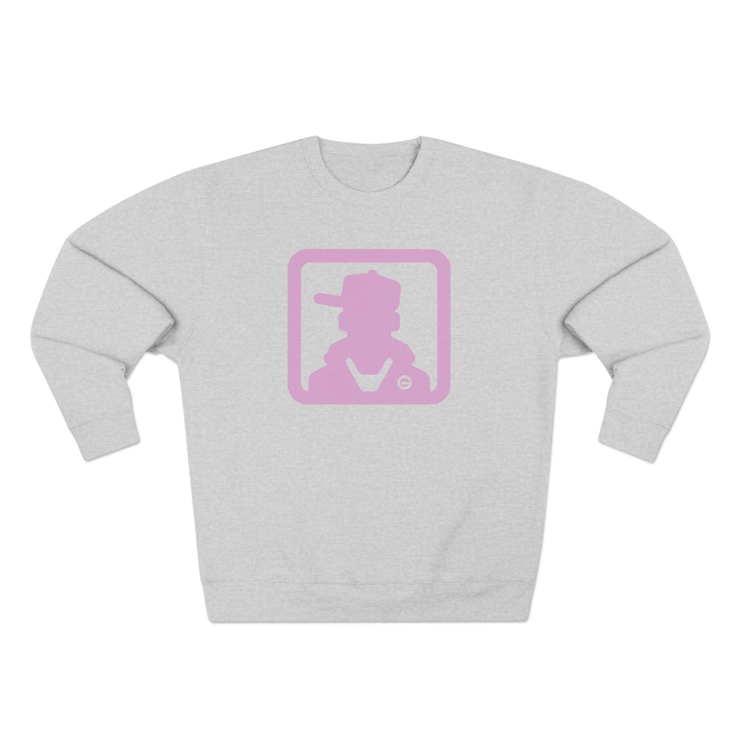 Retro Pink Silhouette Crewneck Sweatshirt