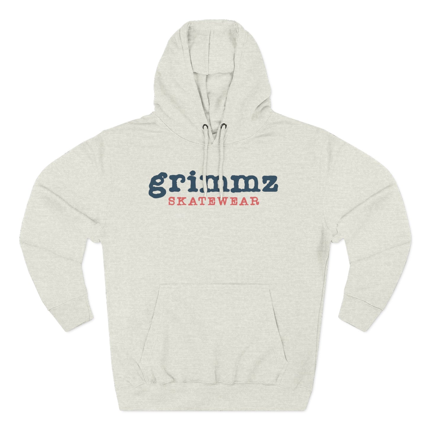 Grimmz Skatewear Fleece Hoodie — Vintage Skate Logo Pullover