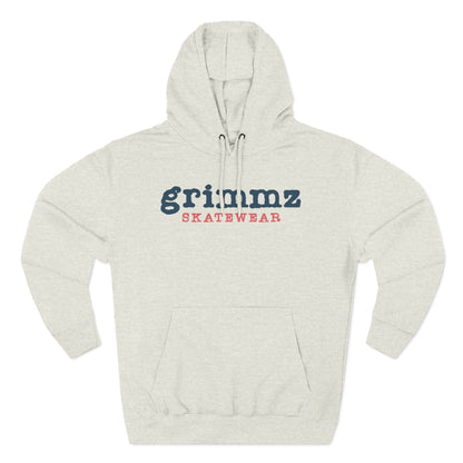 Grimmz Skatewear Fleece Hoodie — Vintage Skate Logo Pullover