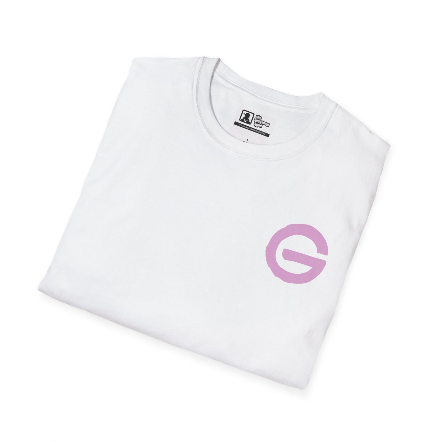 T-Shirt — Minimal Pink 'G' Logo Tee