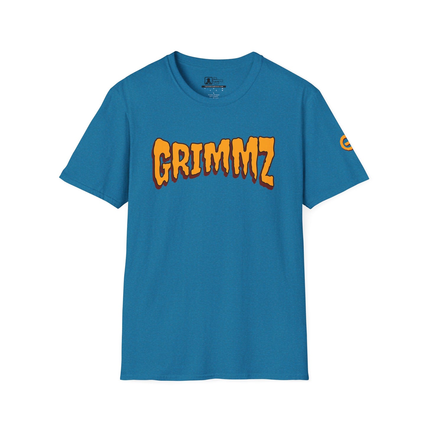 Grimmz Orange Drip Logo T-Shirt