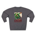 C.R.E.A.M. Frog Crewneck Sweatshirt – 'Cash Rules Everything Around Me' Graphic