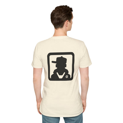 Minimal Monochrome Silhouette Logo Tee