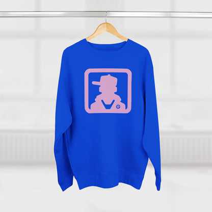 Retro Pink Silhouette Crewneck Sweatshirt