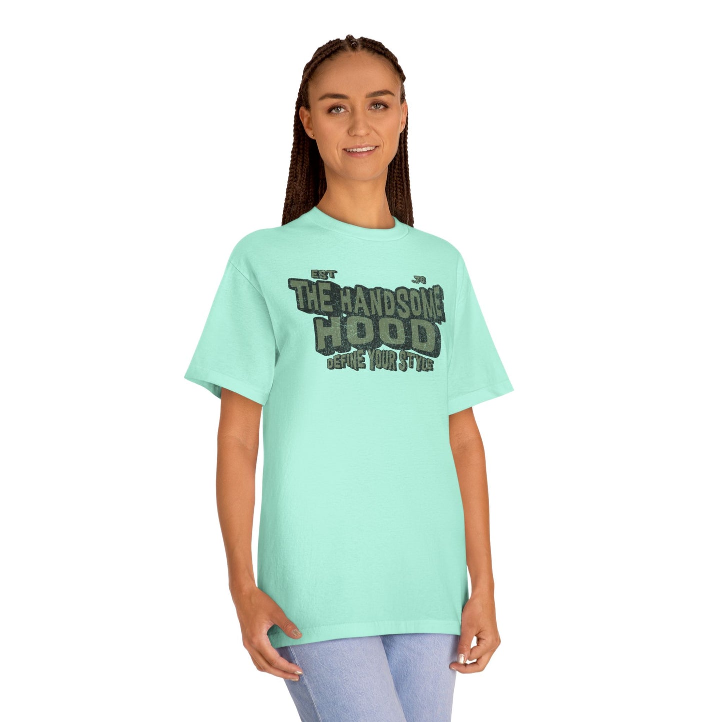 Handsome Hood Vintage Green Tee